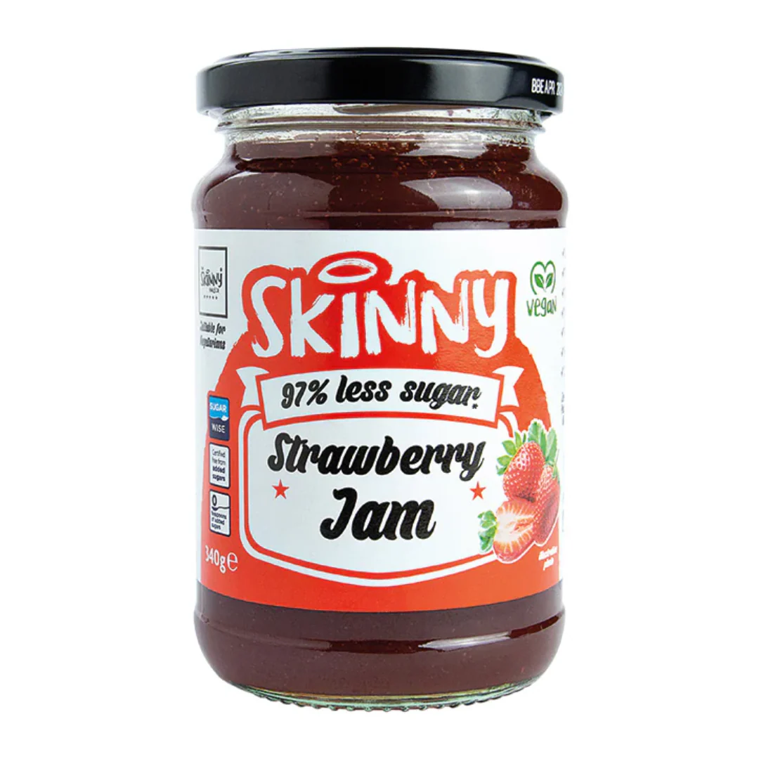 The Skinny Food Co Not Guilty Low Sugar Strawberry Jam 340g