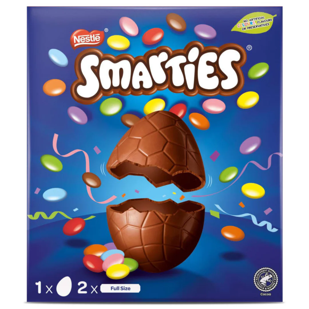 Smarties Milk Chocolate Egg 226gr