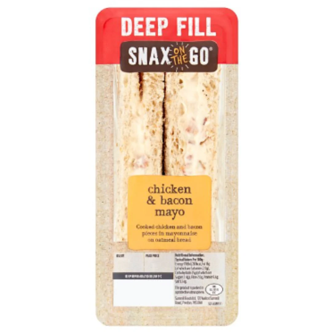 Snax on the Go Chicken & Bacon Mayo x 6