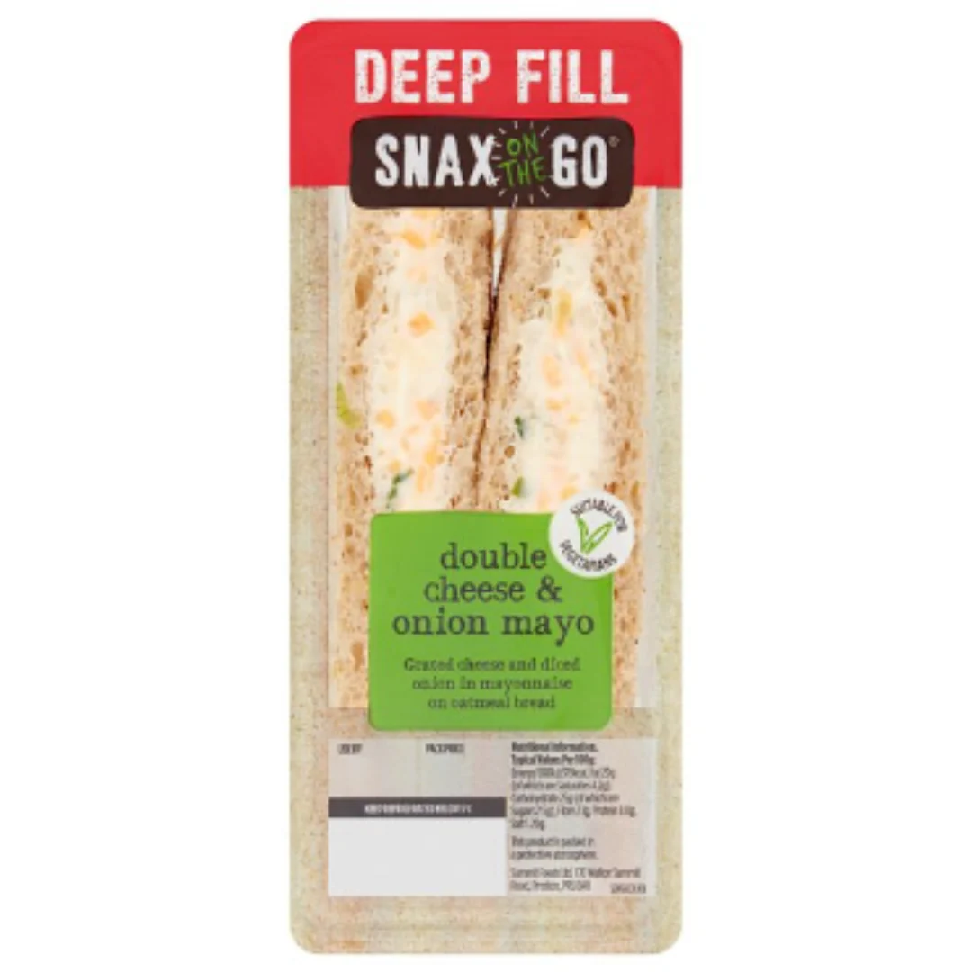 Snax on the Go Double Cheese & Onion Mayo x 6