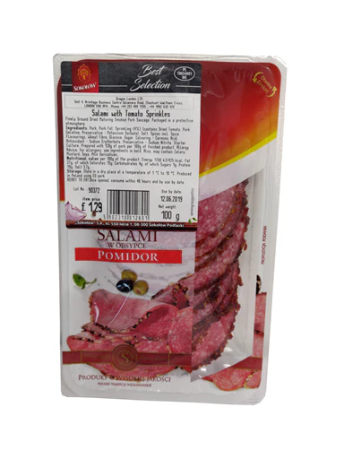 12x Sokolow Slice Salami With Tomato