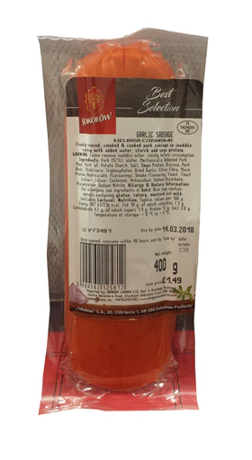 24x Sokolow Garlic Sausage