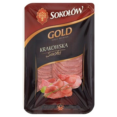 10x Sokolow Sliced Krakowska 100g