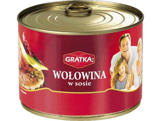 6x Sokolow Gratka Wolowina With Sosie 525g