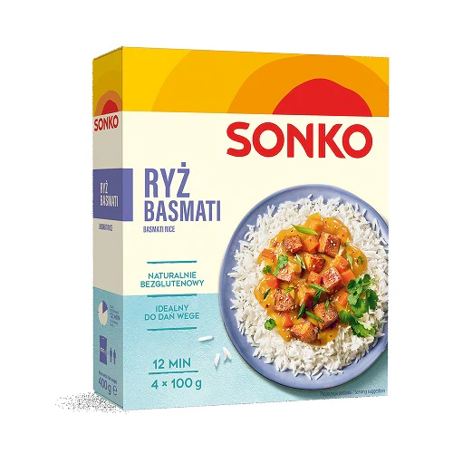 6x Sonko Ryz Basmati 4X100g