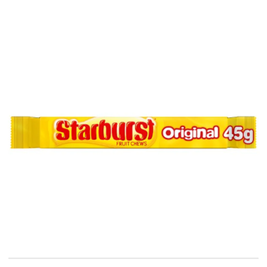 Starburst Original Fruit Chews Sweets 45g x Case of 24