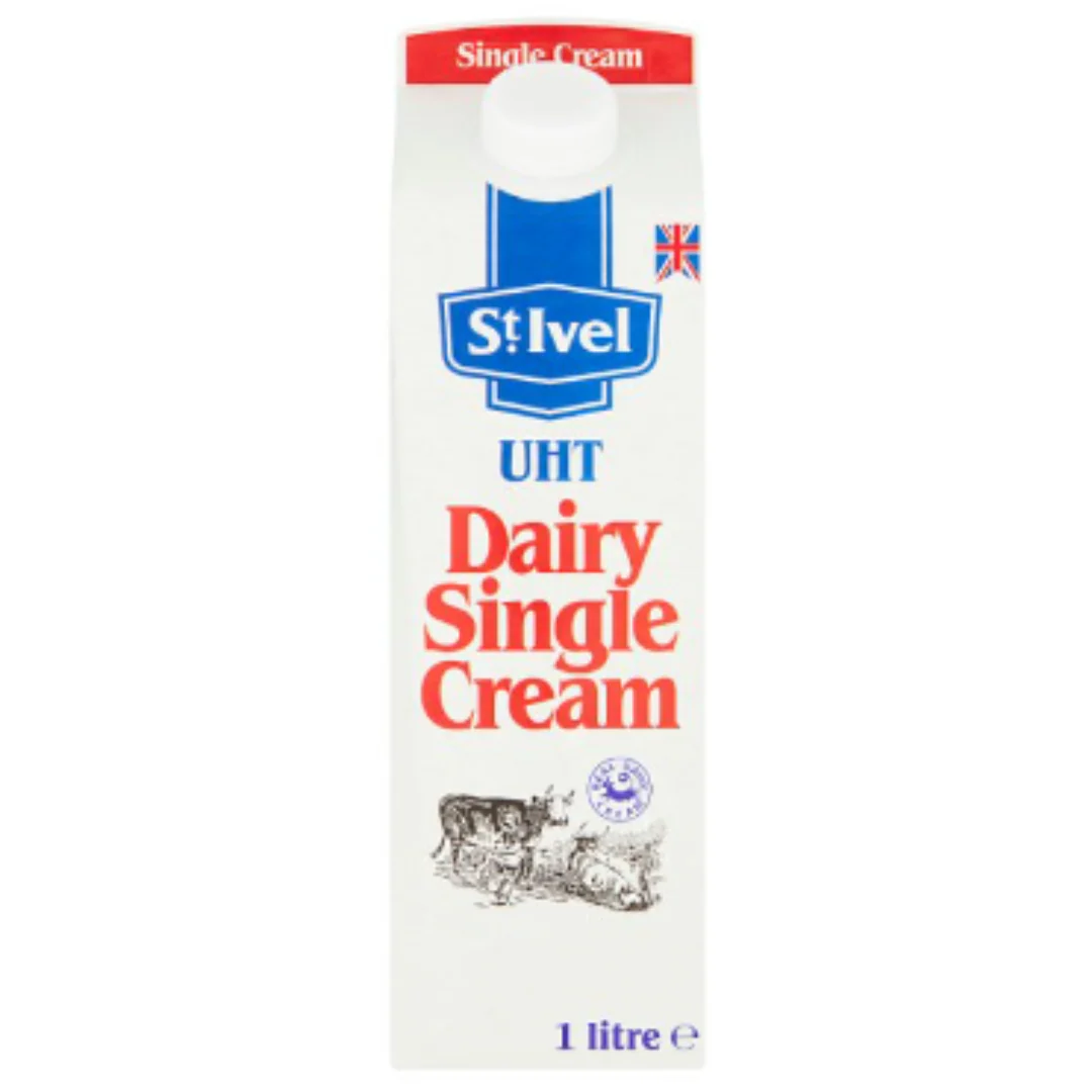 St. Ivel UHT Dairy Single Cream 1 Litre x 1