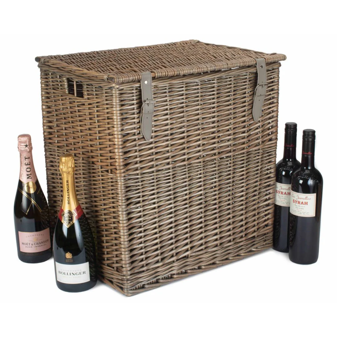 Size 2 - Antique Wash Vintner Storage Hamper