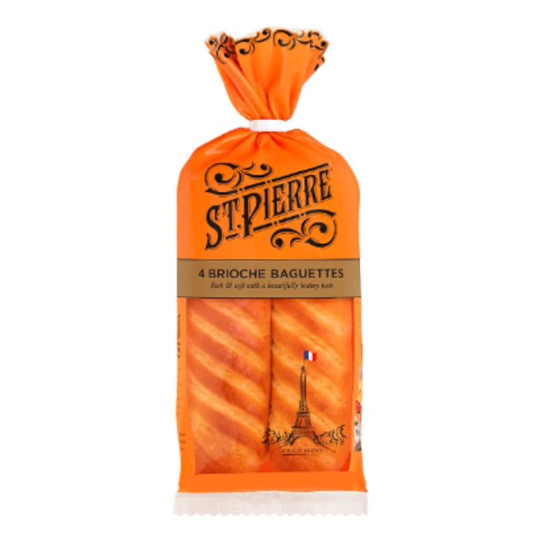 St Pierre 4 Brioche Baguettes x Case of 1