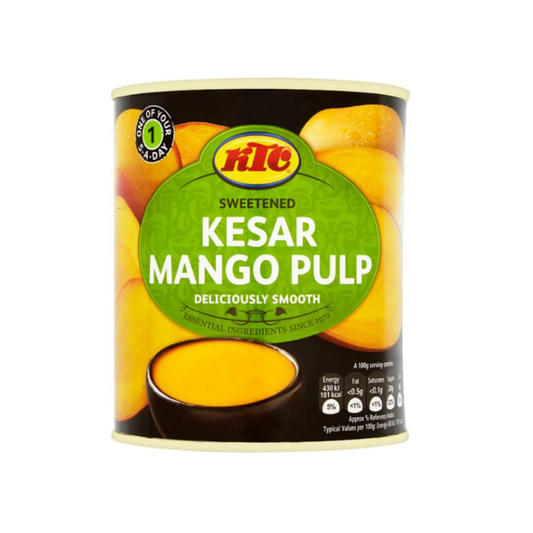 KTC Sweetened Kesar Mango Pulp 850g x 6