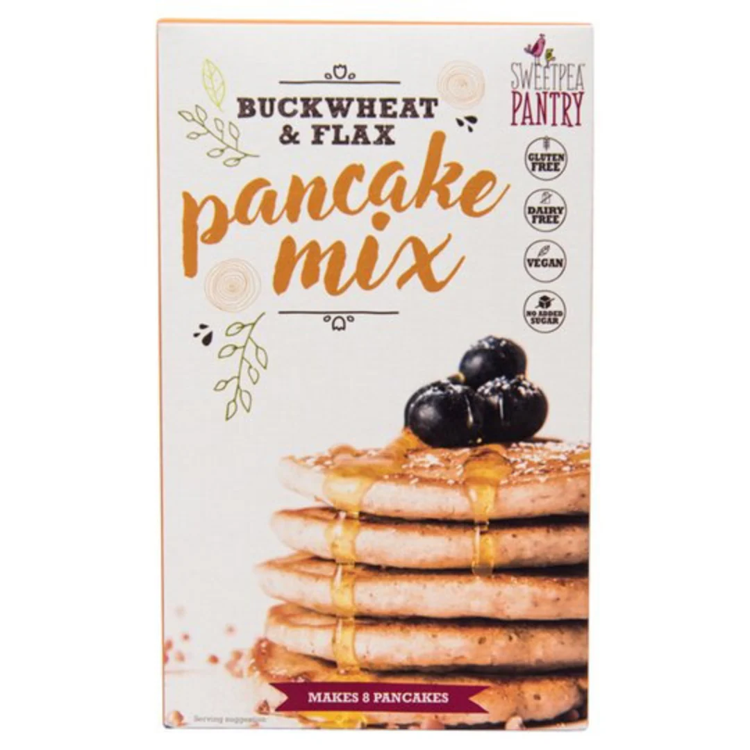 Sweetpea Pantry Buckwheat & Flax Pancake Mix 220gr