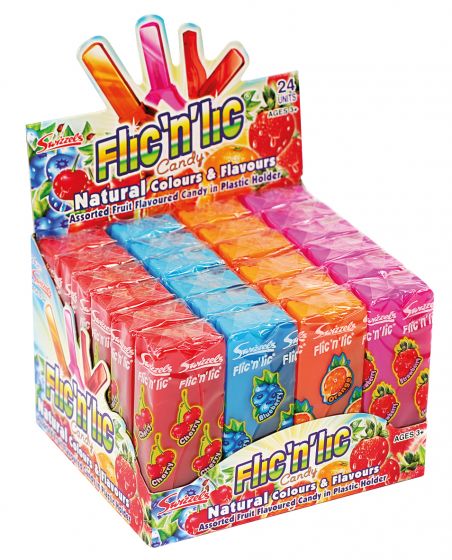 24x Swizzels Flic N Lic