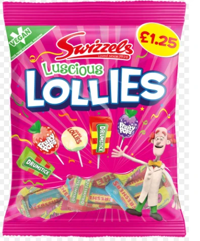 12x Swizzels Luscious Lollies