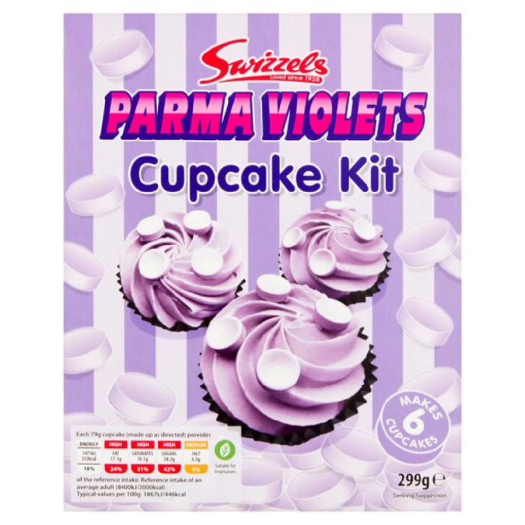 Swizzels Parma Violets Cupcake Kit 299gr