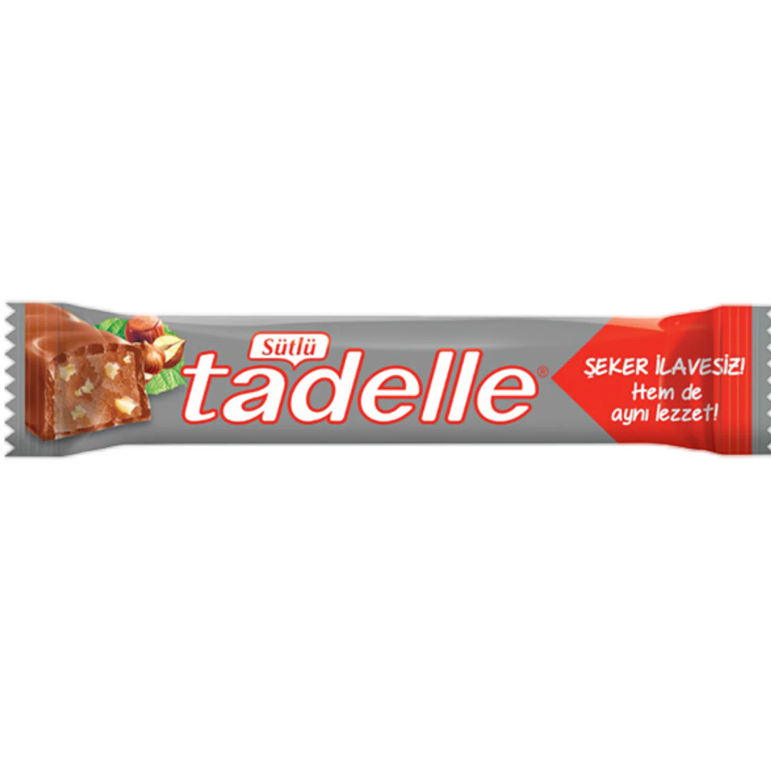 Tadelle Hazelnut Bar No Sugar Added 20gr