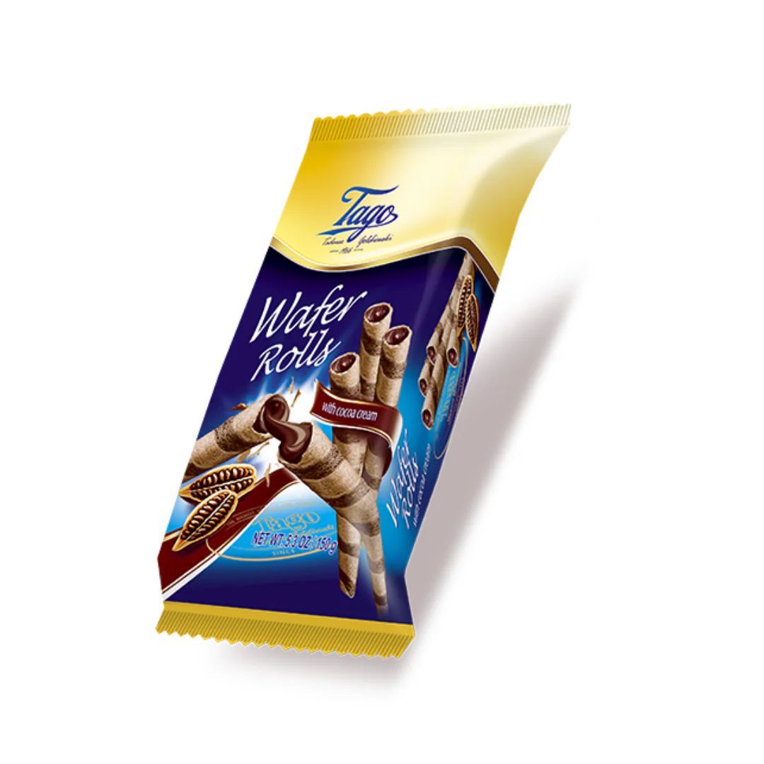Tago Wafer Rolls with Nut Cream Filling 150gr