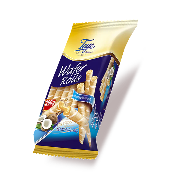 30x Tago Coconut Wafer Roll