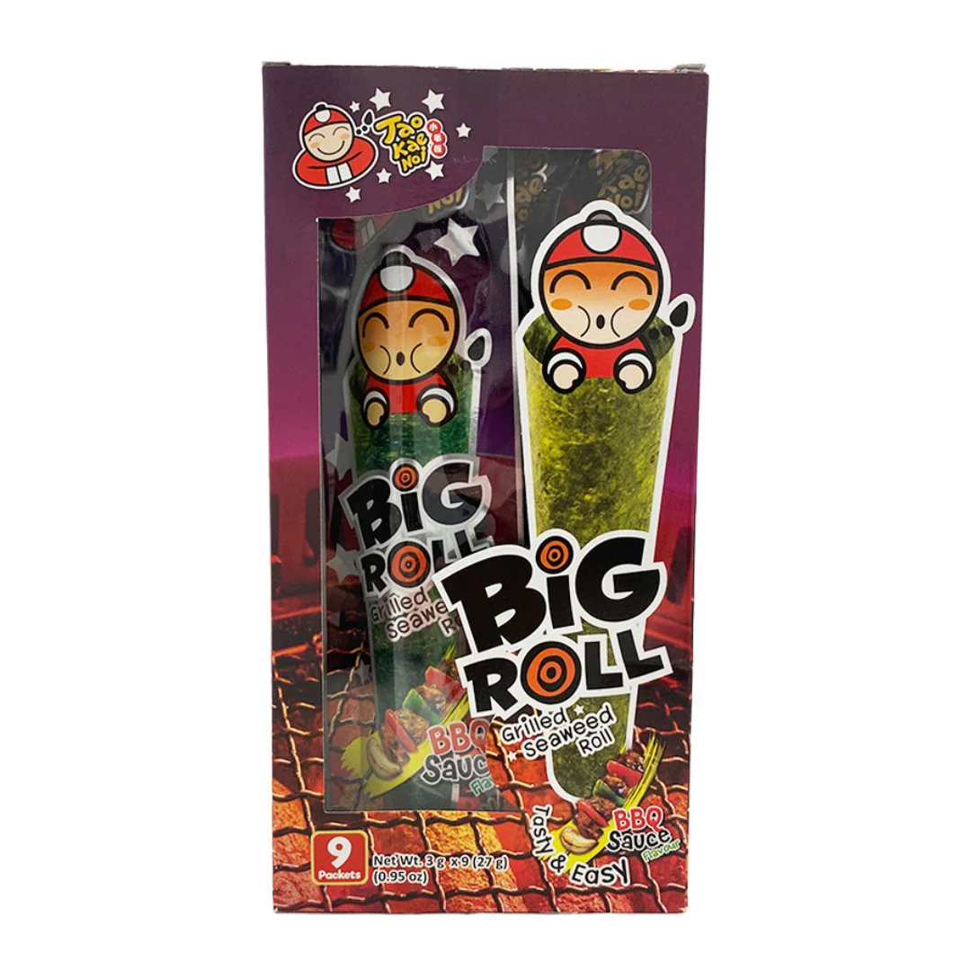 Taokaenoi Big Roll Grilled Seaweed Roll (BBQ) 27gr