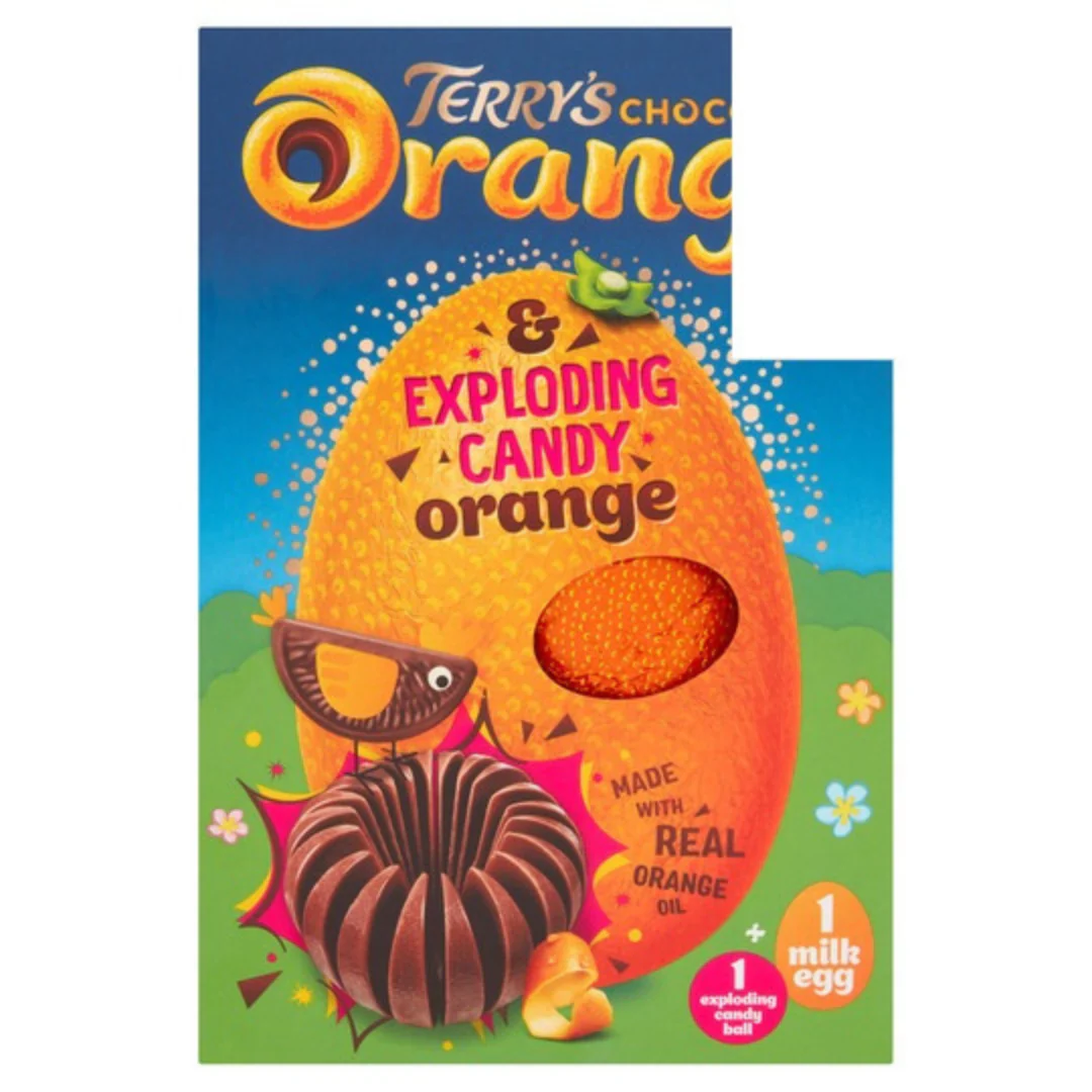 Terry's Chocolate Orange Easter Egg Exploding Candy 297gr