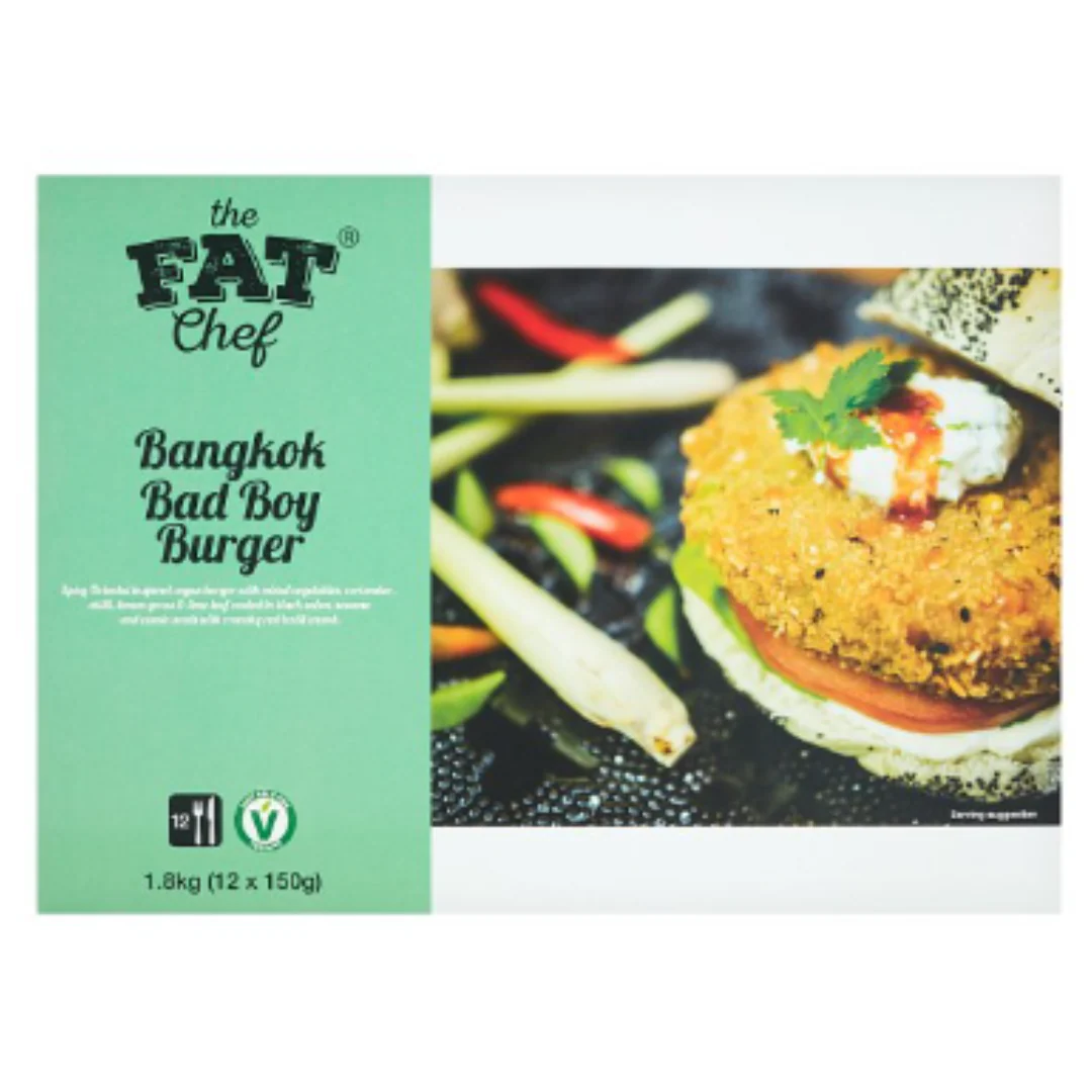 The Fat Chef Bangkok Bad Boy Burger 12 x 150g (1.8kg)