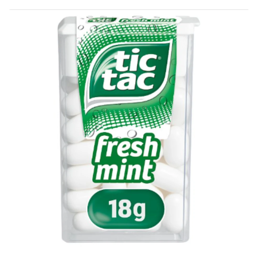Tic Tac Fresh Mint 18g x Case of 24