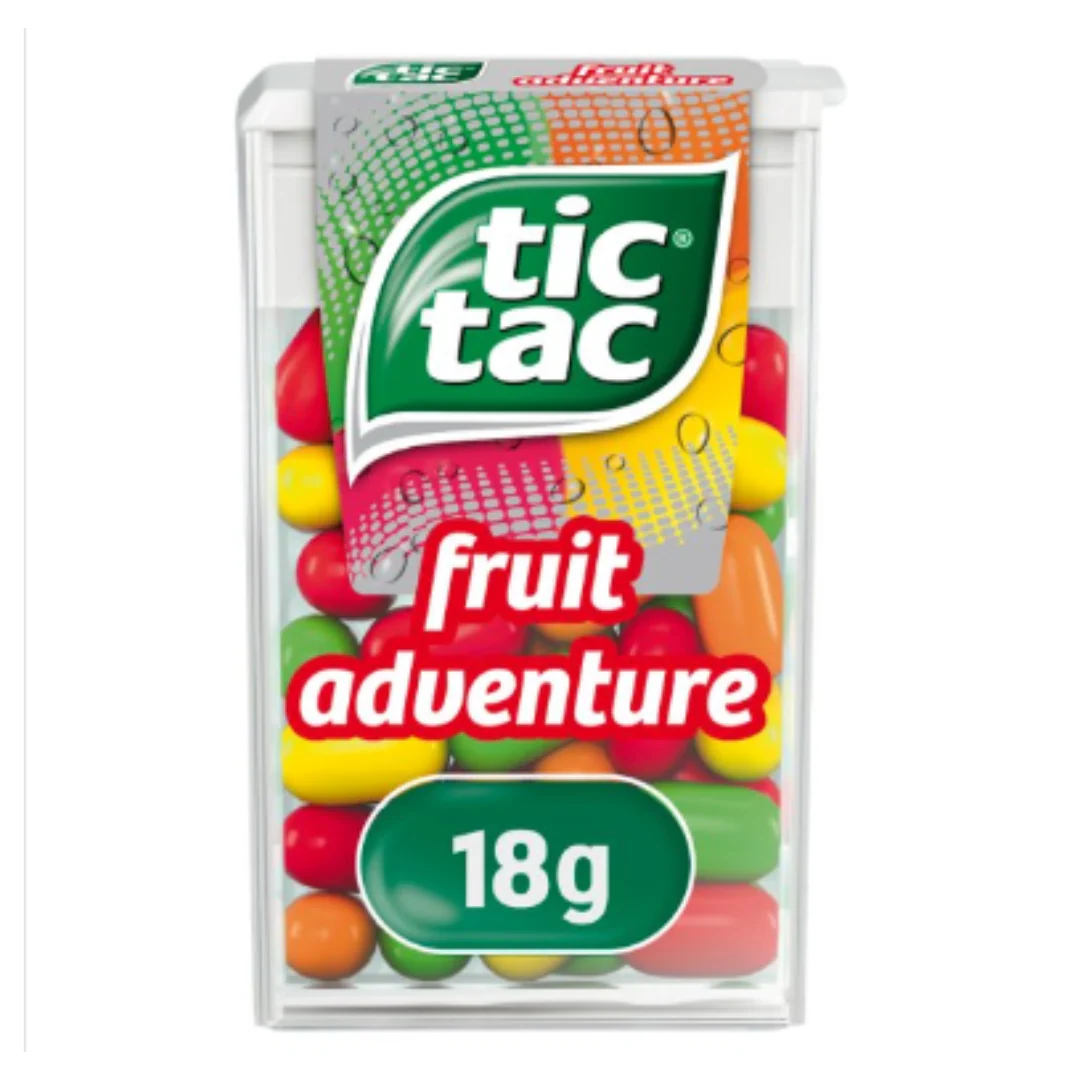Tic Tac Fruit Adventure 18g x Case of 144