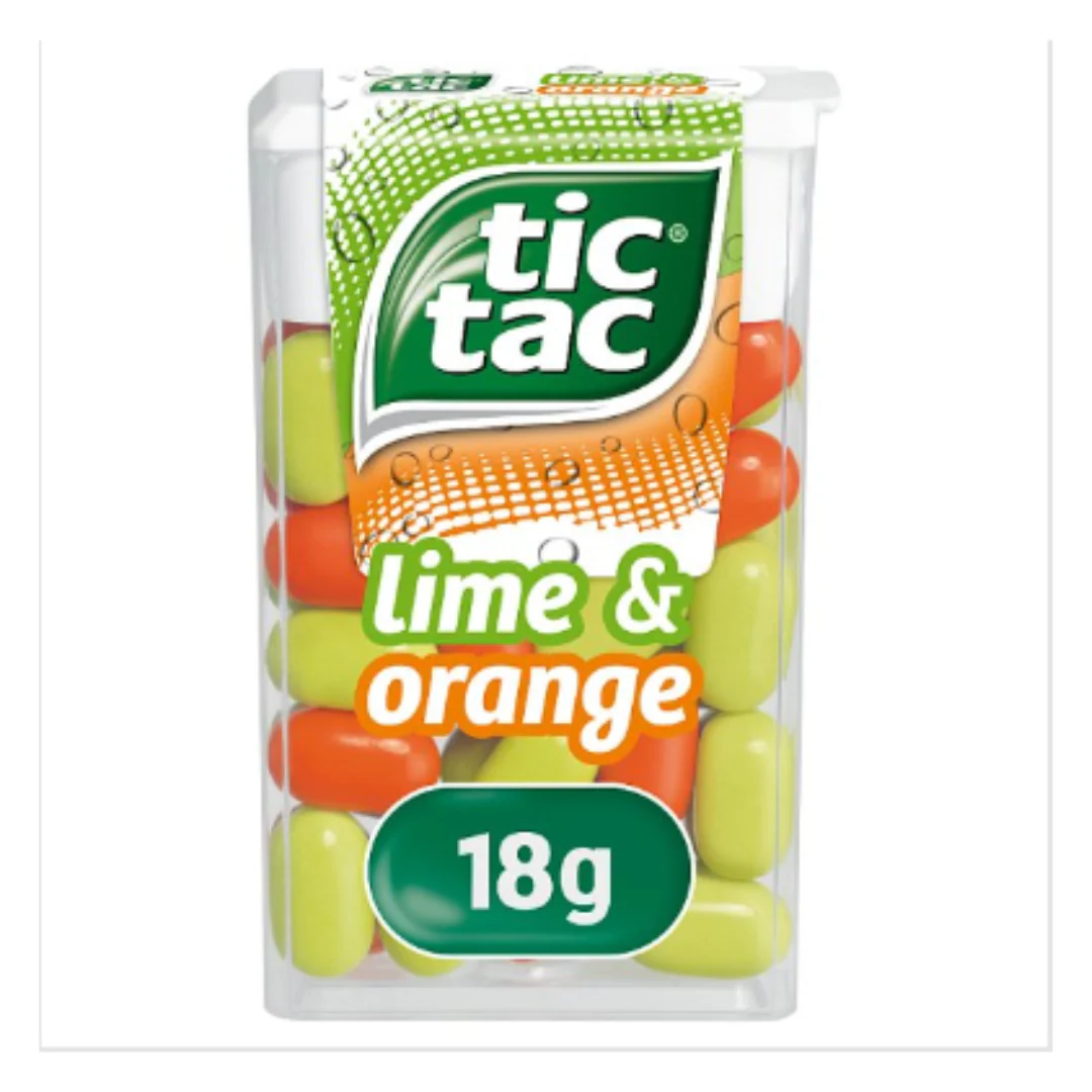 Tic Tac Lime & Orange 18g x Case of 144