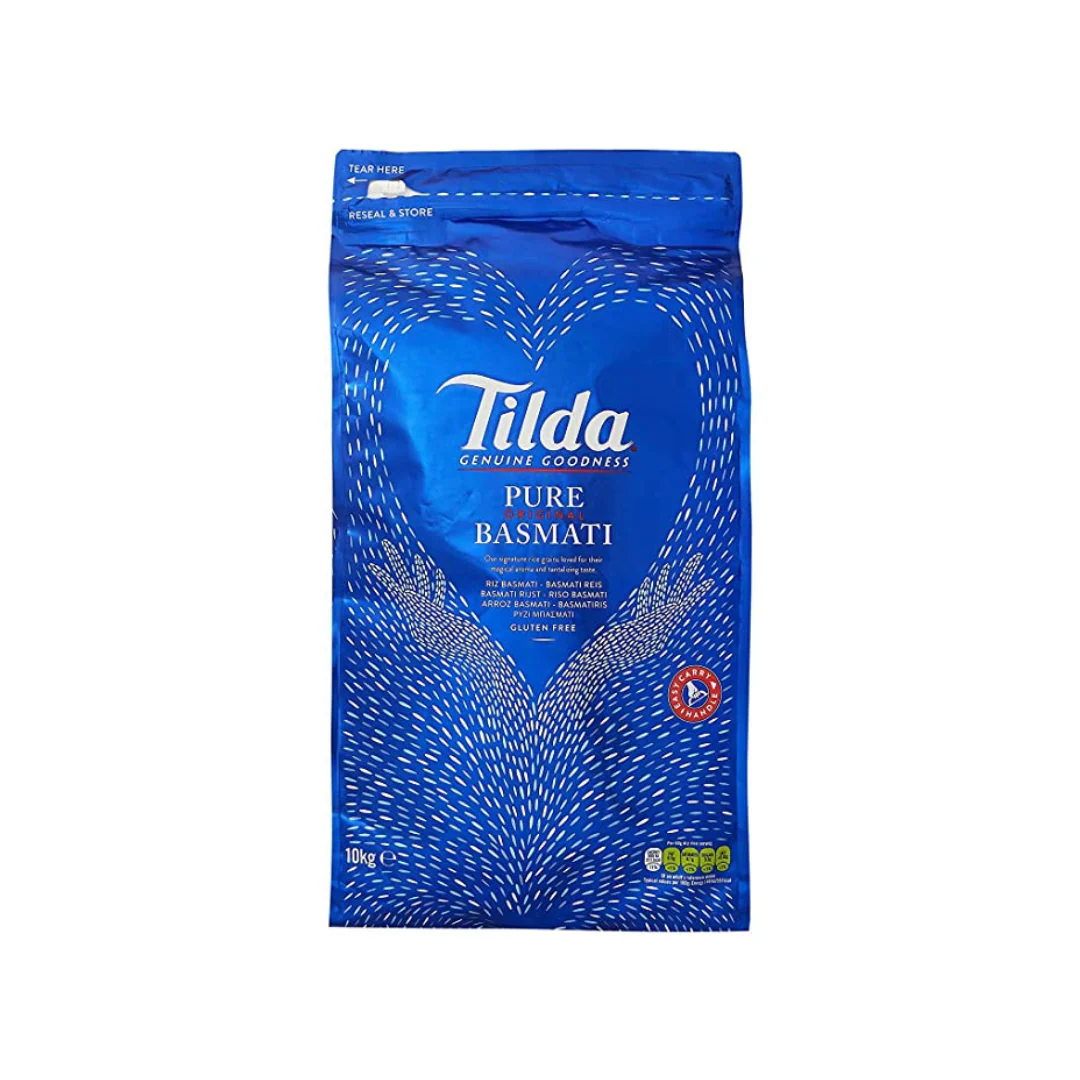 Tilda Basmati Rice 10kg x 6 pack