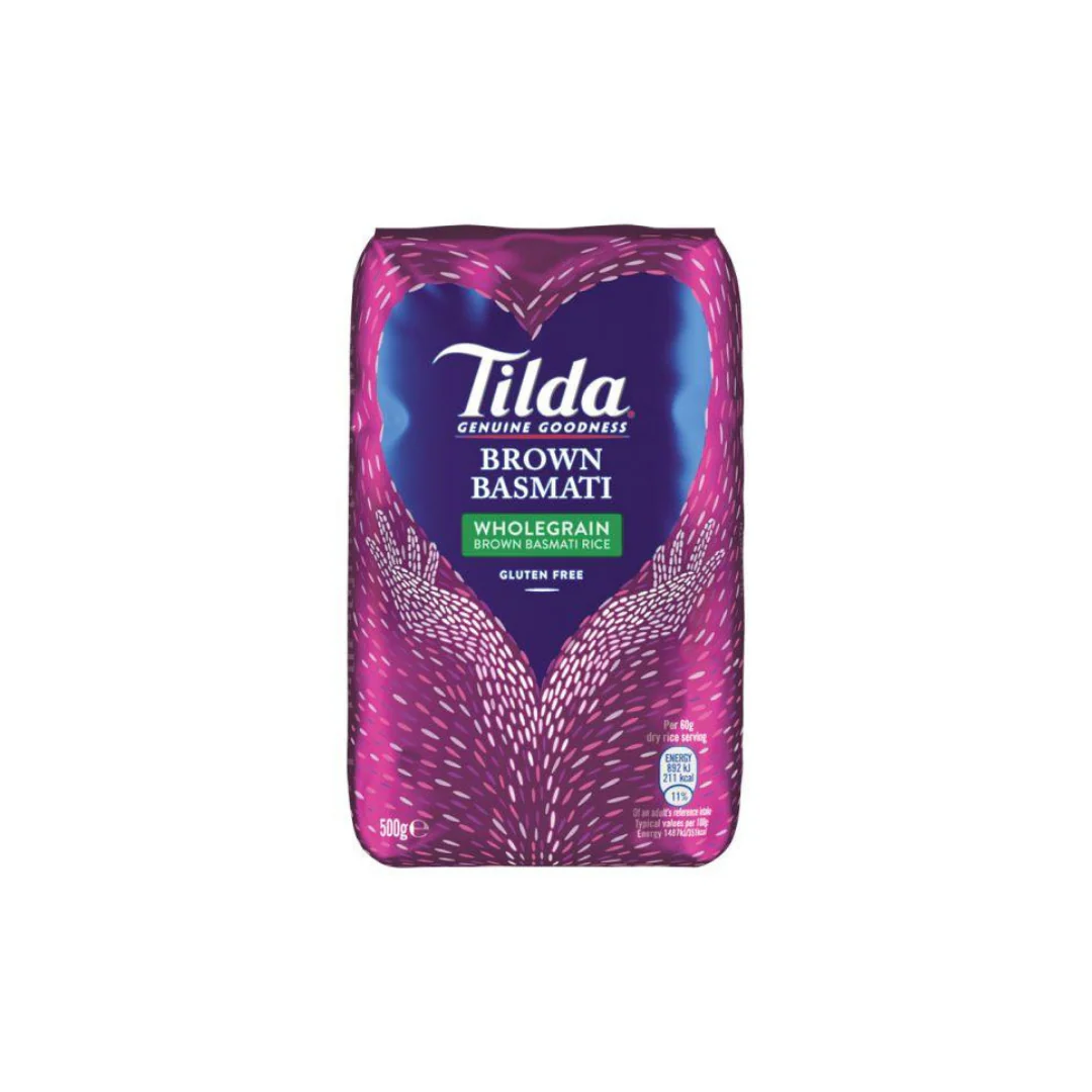 Tilda Brown Basmati 500g x 6 pack