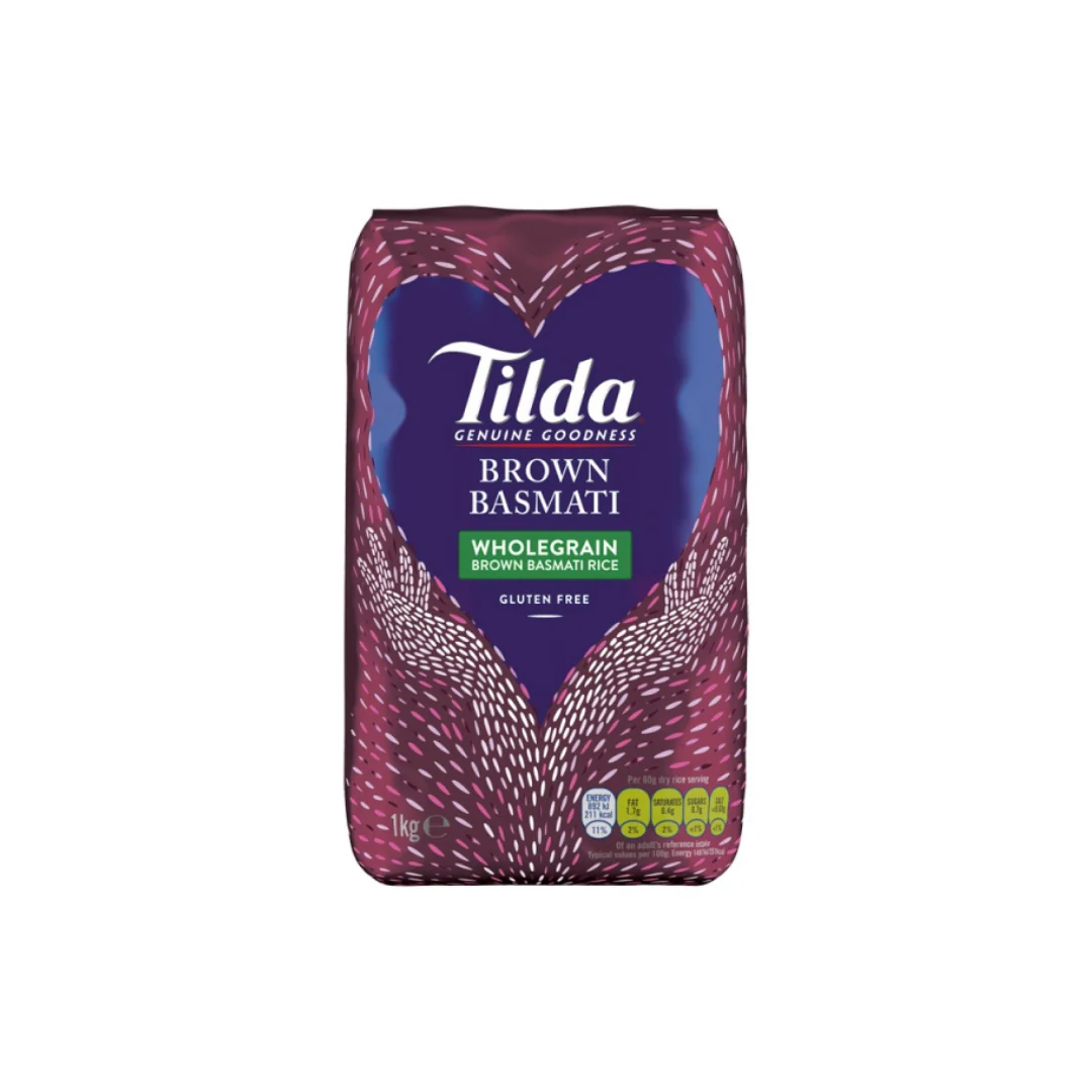 Tilda Brown Basmati 1kg x 6 pack