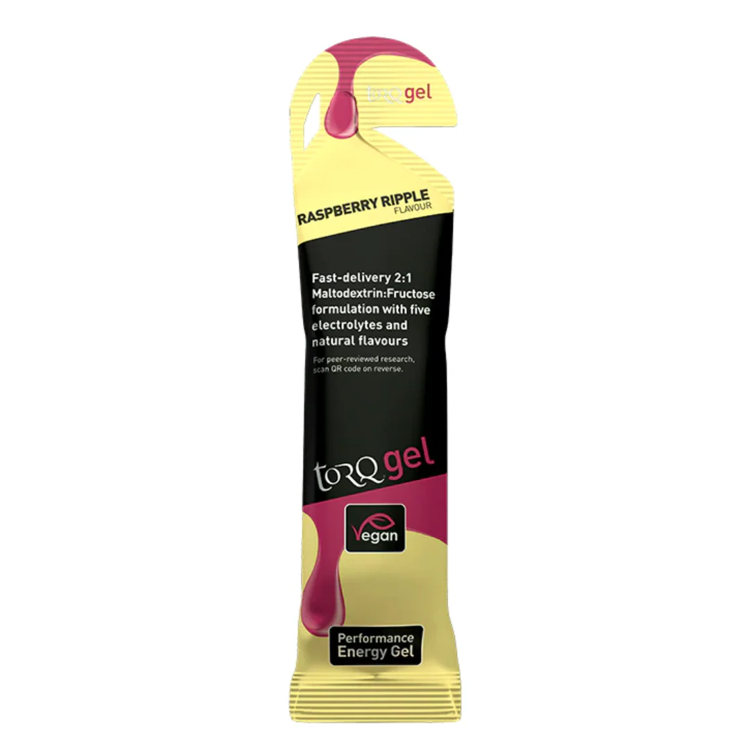 TORQ Energy Gel Raspberry Ripple 45g