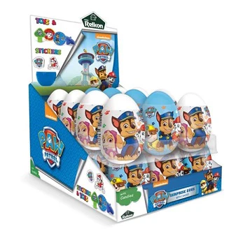 18x Jm Paw Patrol Surprise Eggs With Candies
