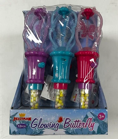 12x Jm Toys Candy Glowing Butterfly 12 5gr