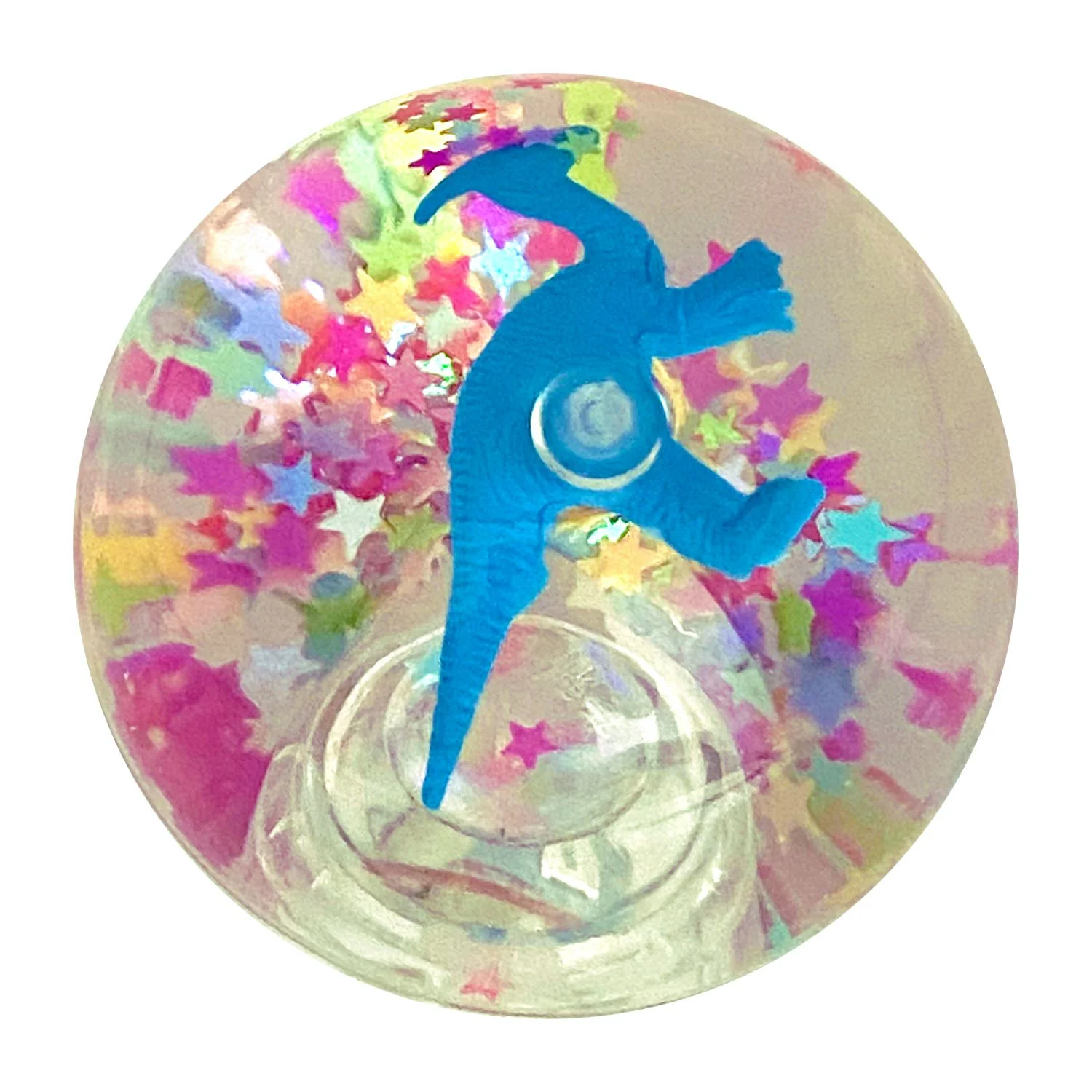 12x Toys Dinosour Glitter Ball