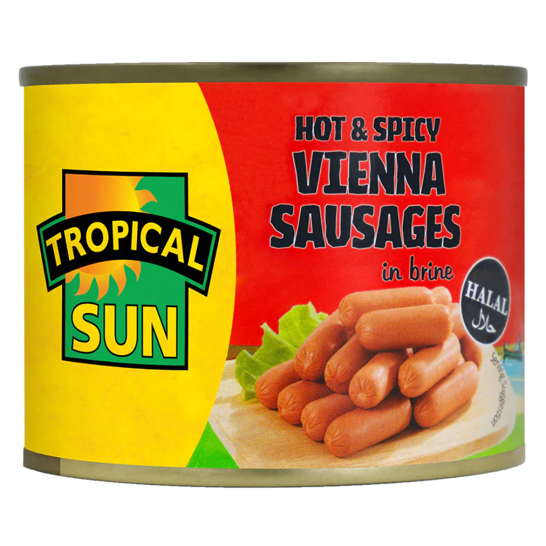Tropical Sun Chicken Viennas Hot & Spicy 12 x 200g