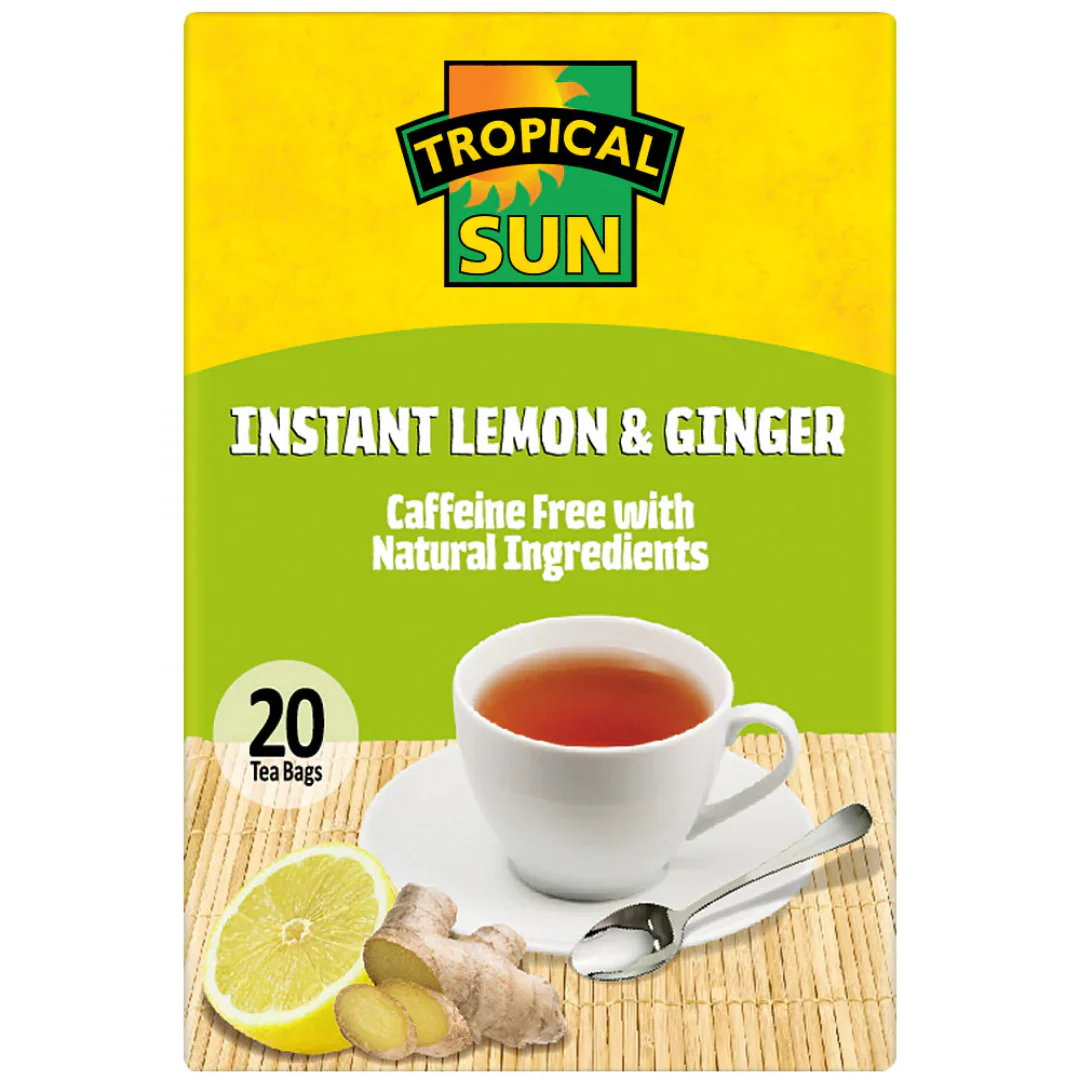 Tropical Sun Instant Lemon & Ginger Tea 36 x 60g