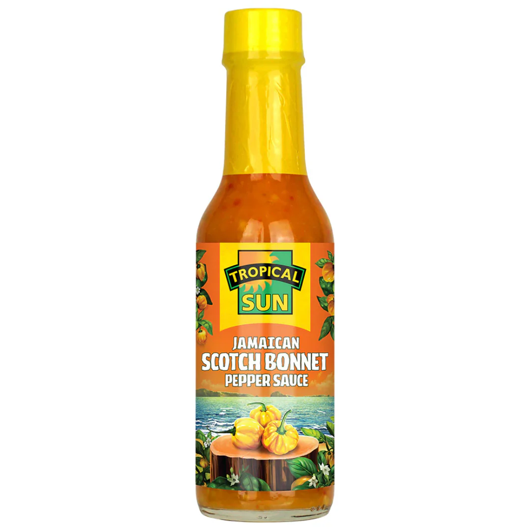 Tropical Sun Jamaican Scotch Bonnet Sauce 12 x142ml