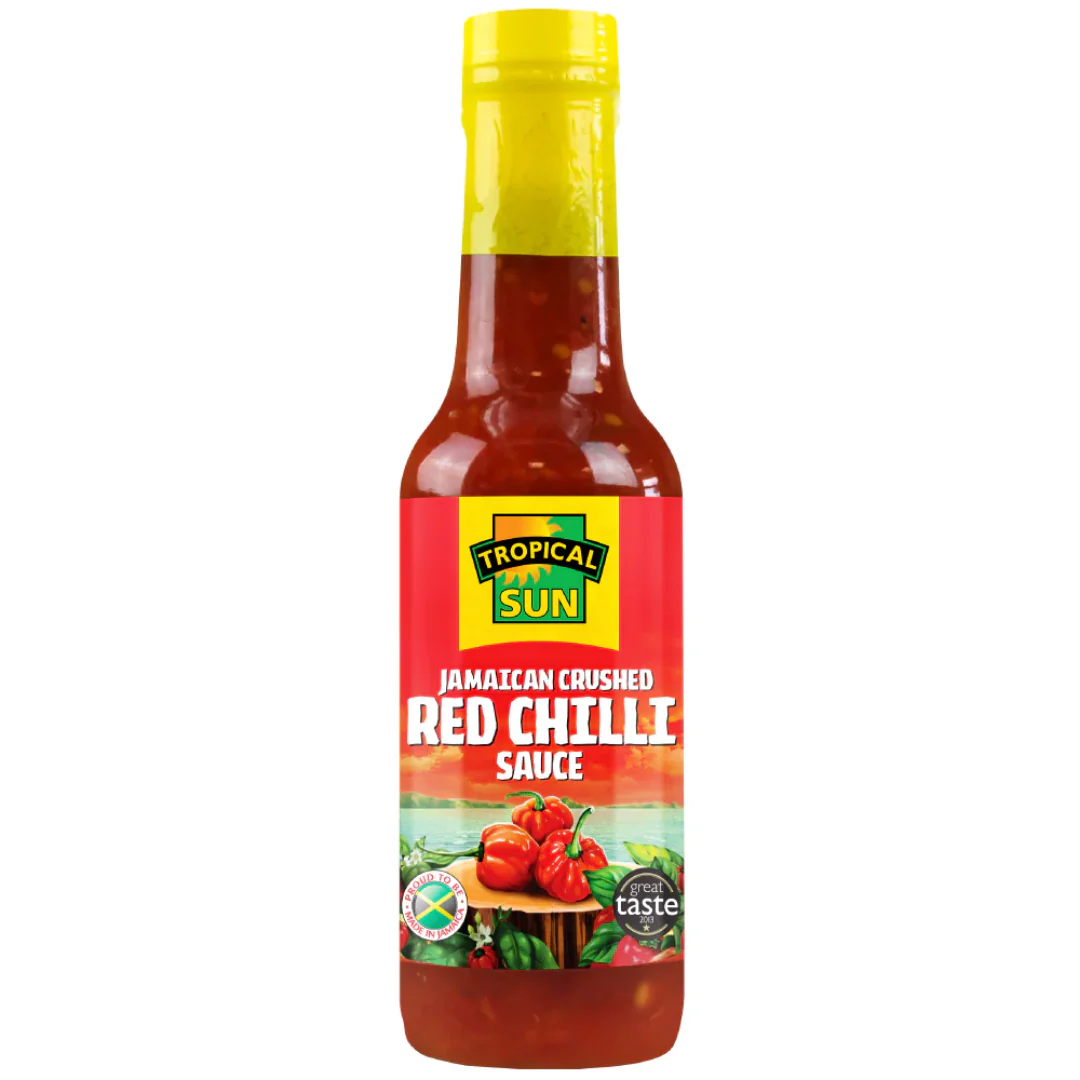 Tropical Sun Jamaican Crushed Red Chilli Sauce 12 x 142ml