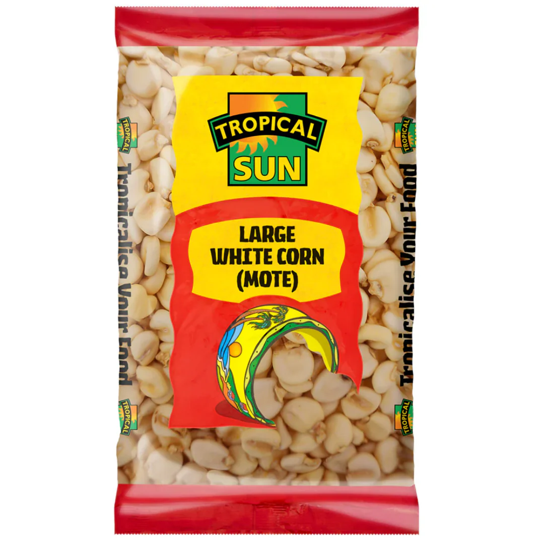 Tropical Sun Large White Corn (Mote) 10 x 500g