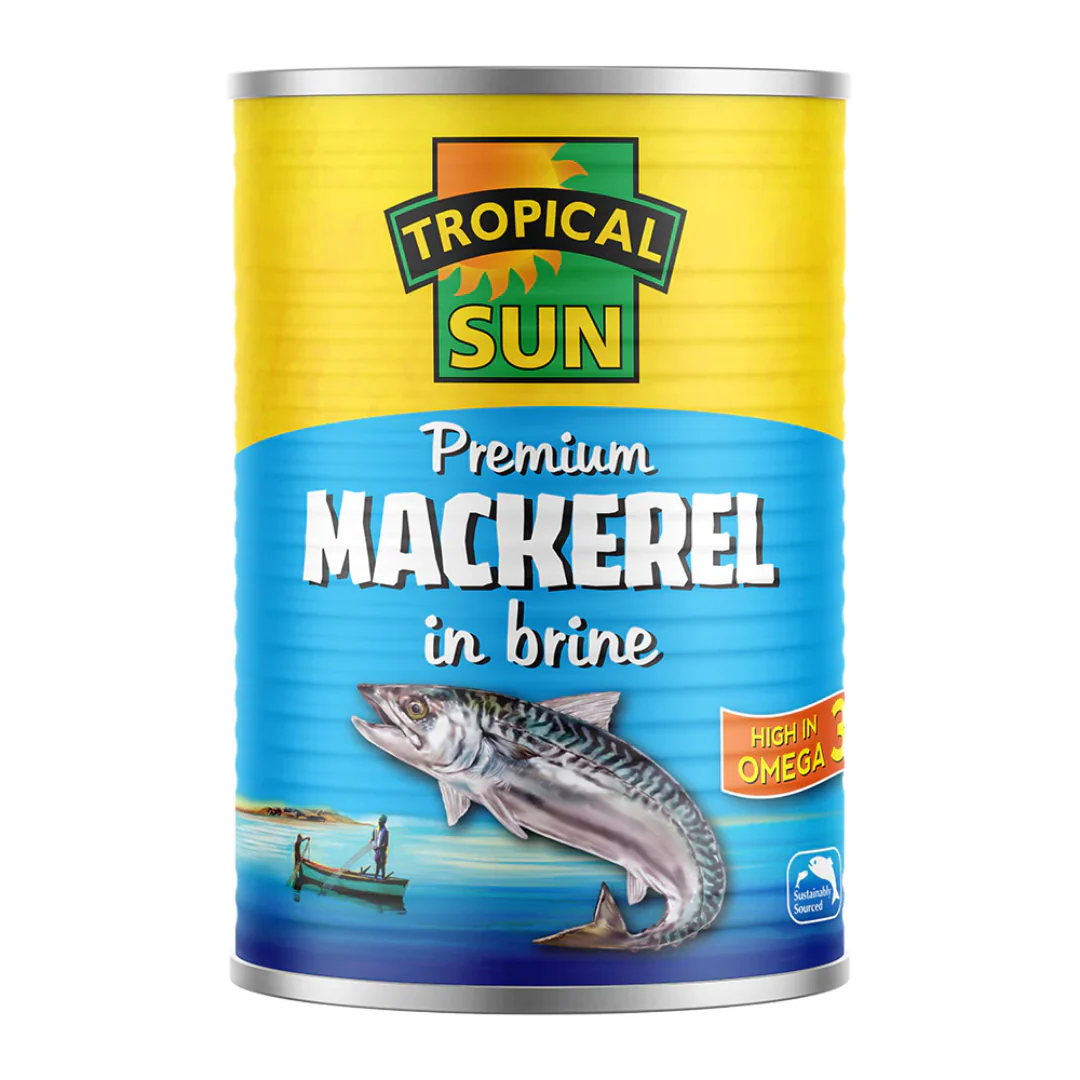 Tropical Sun Mackerel in Brine 12 x 400g