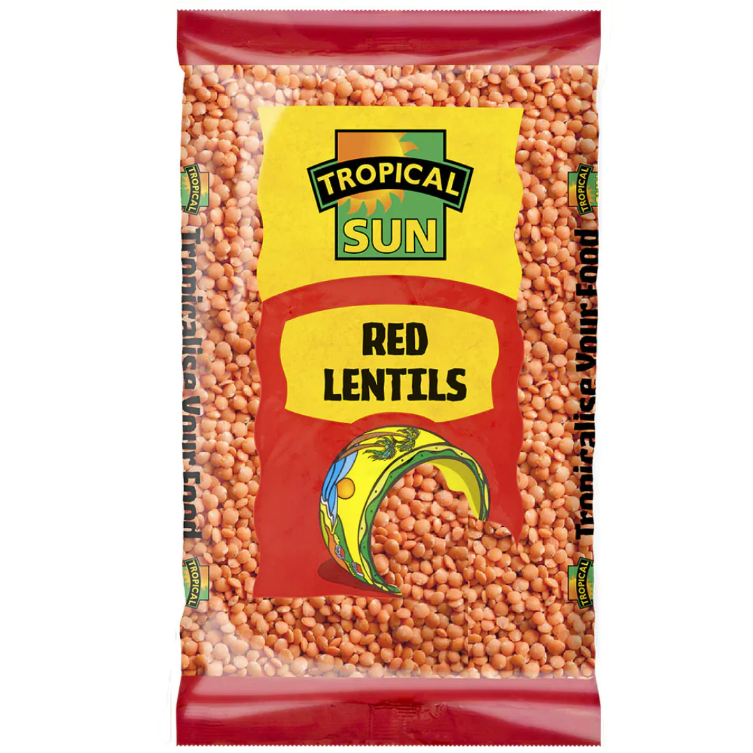 Tropical Sun Red Lentils 6 x 2kg