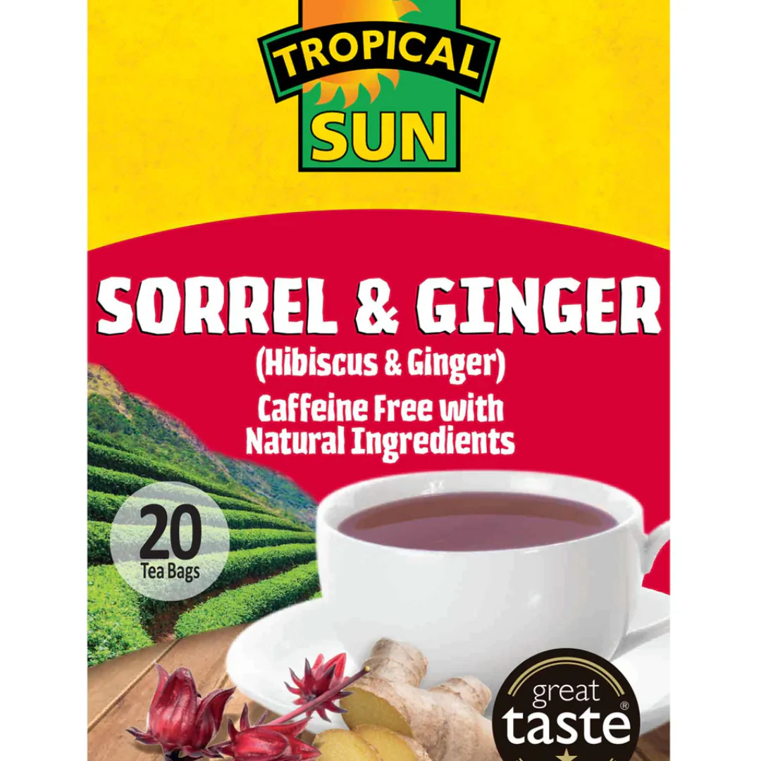 Tropical Sun Sorrel Ginger Tea 36 x 40g