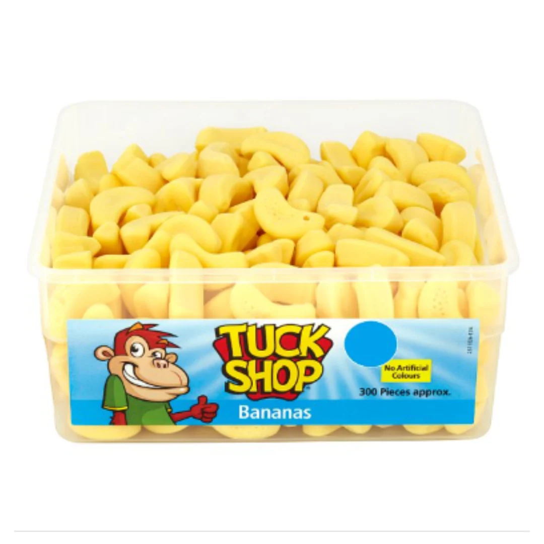 Tuck Shop Bananas 300 Pieces 840g x Case of 1