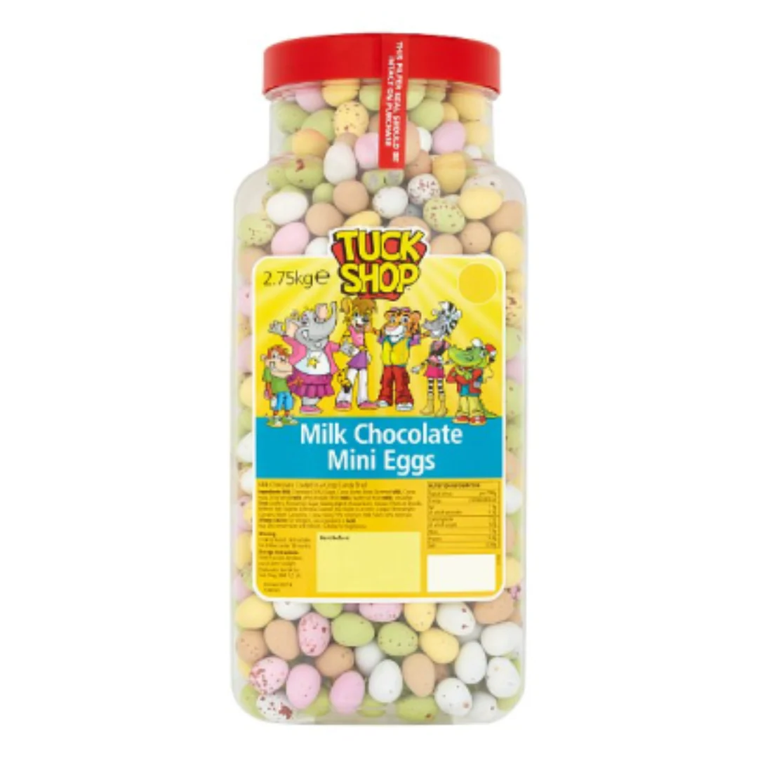Tuck Shop Milk Chocolate Mini Eggs 2.75kg x Case of 1
