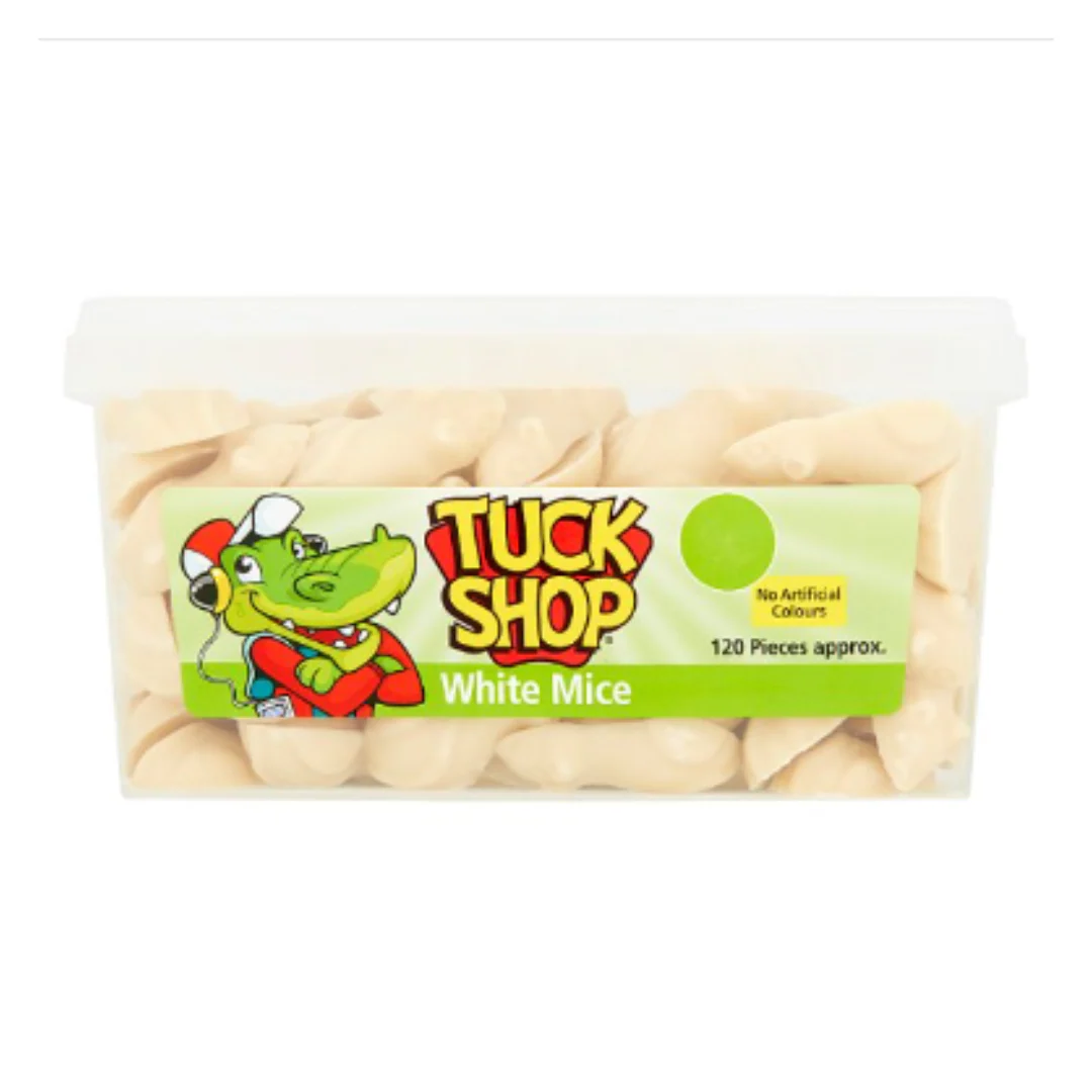 Tuck Shop White Mice 840g x Case of 1