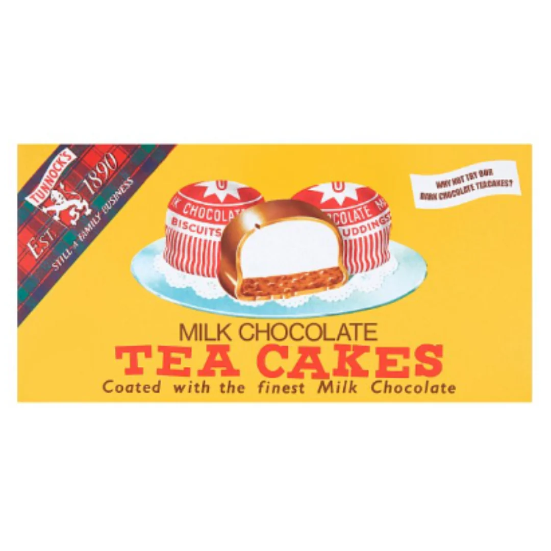 Tunnock's Milk Chocolate Tea Cakes 36 x 24g x Case of 288