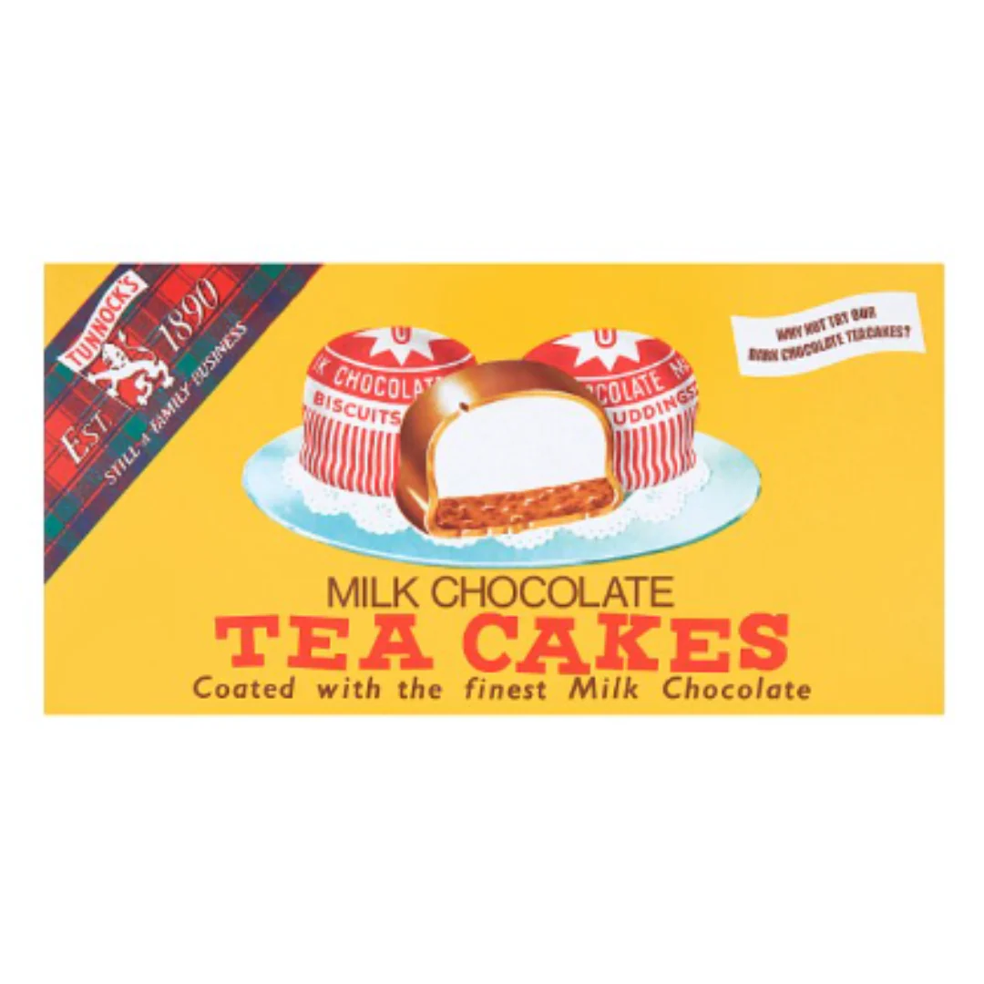 Tunnock's Milk Chocolate Tea Cakes 36 x 24g x Case of 36