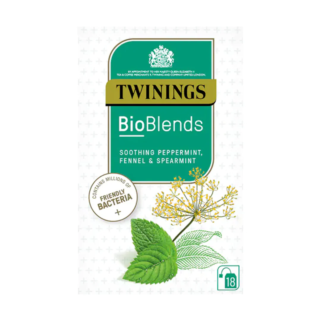 Twinings Bioblends Peppermint, Fennel & Spearmint 18 Tea Bags