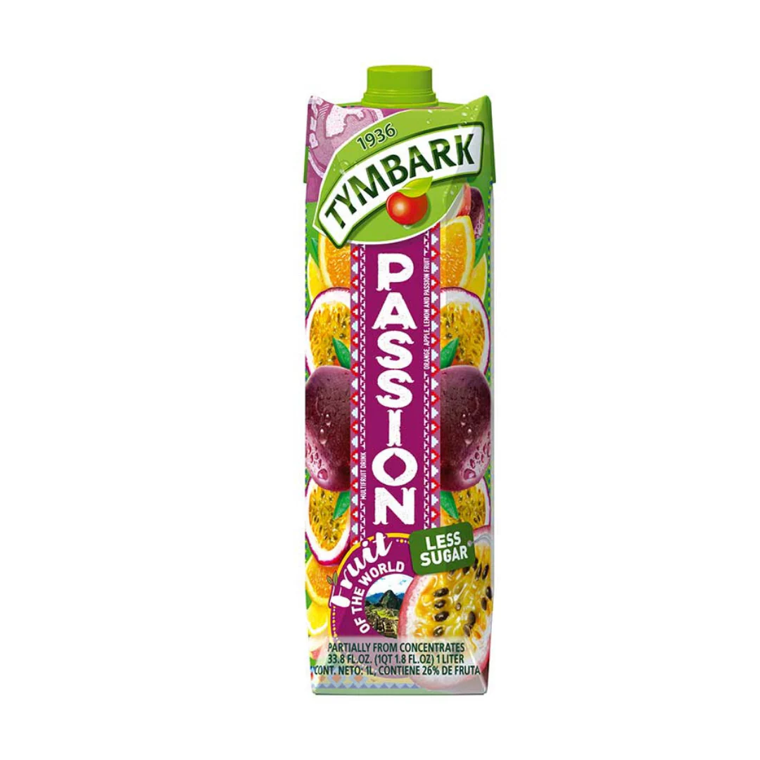 Tymbark Passionfruit , Orange & Lemon (Fruits of the World) 1L