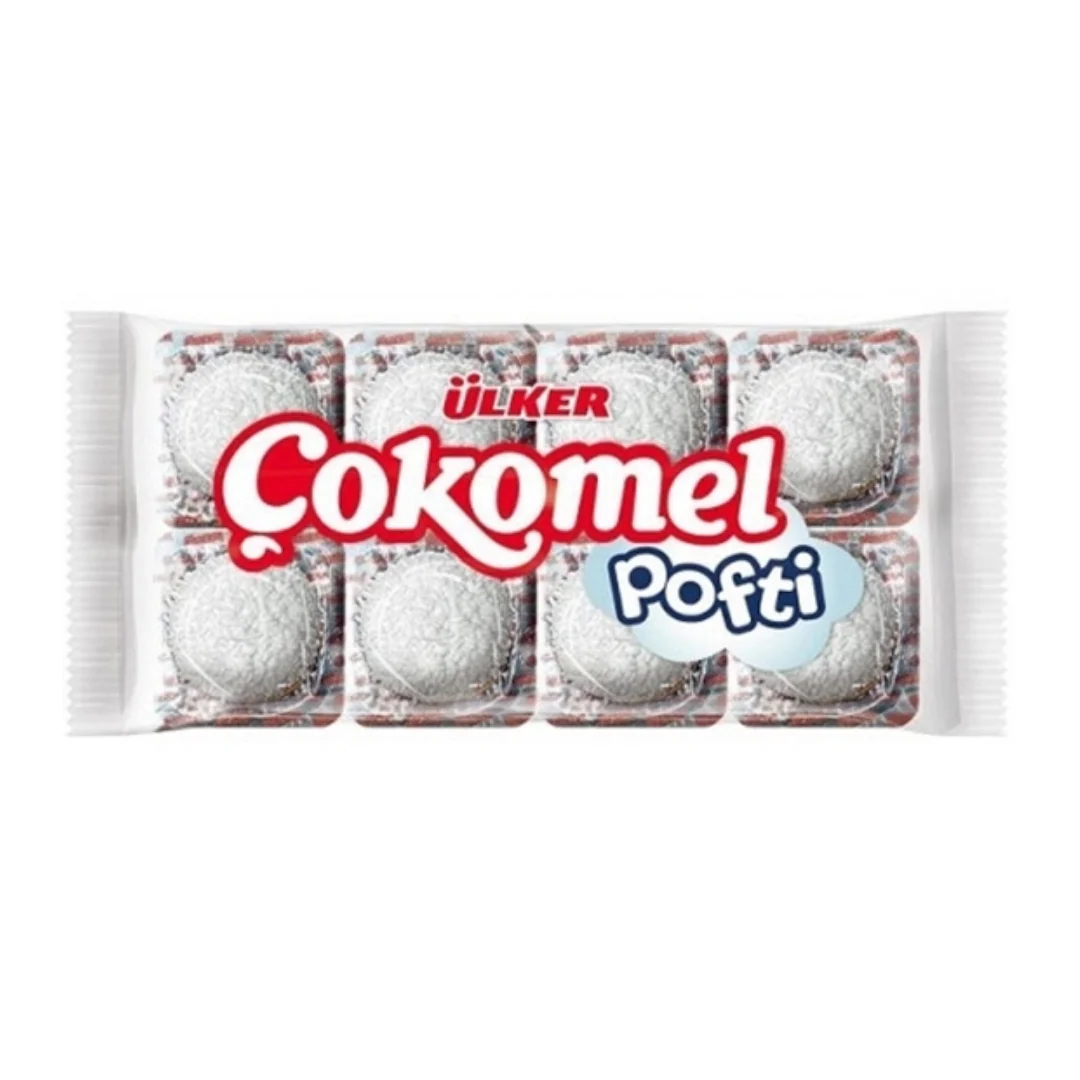 Ulker Cokomel Pofti White 8X 18Gr